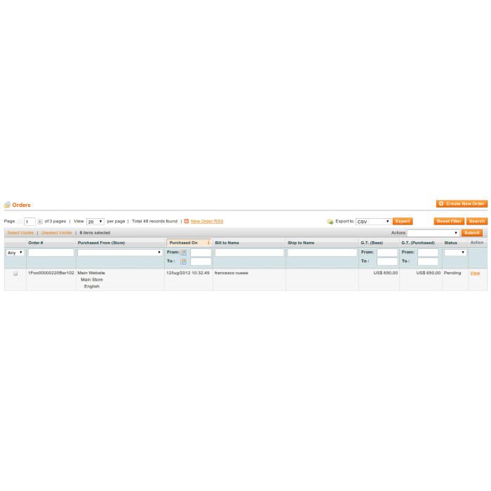 Custom Order ID Back-End